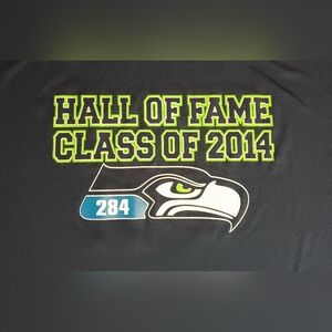 Seattle Seahawks Walter Jones HOF t-shirt NFL Football Mariners Sonics kraken